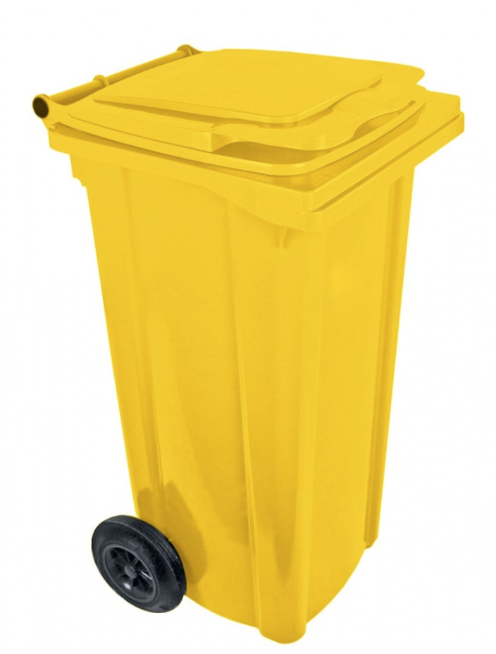Pubela HDPE CLD 120L galben - Transport Inclus